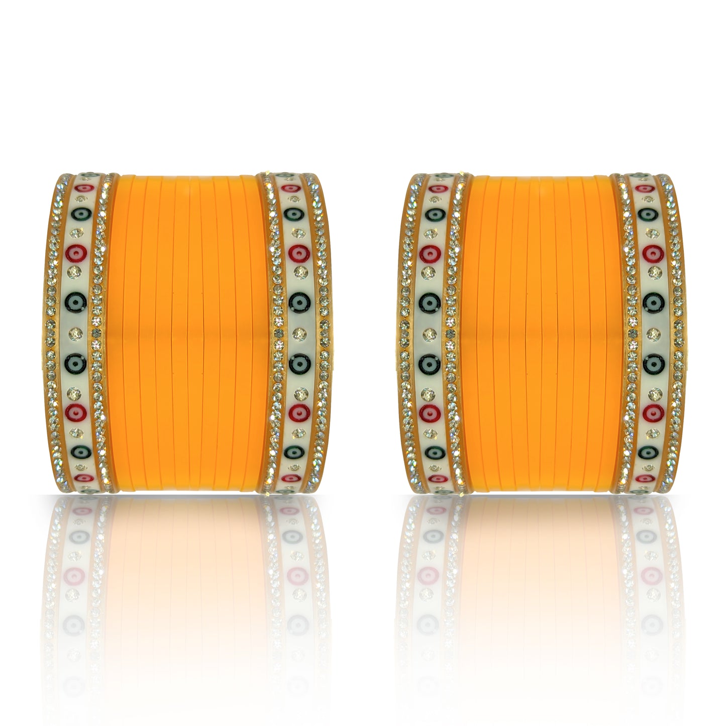 Bridal Punjabi Mini Chuda Bangle Set for Women's and Girls (1 Pair)