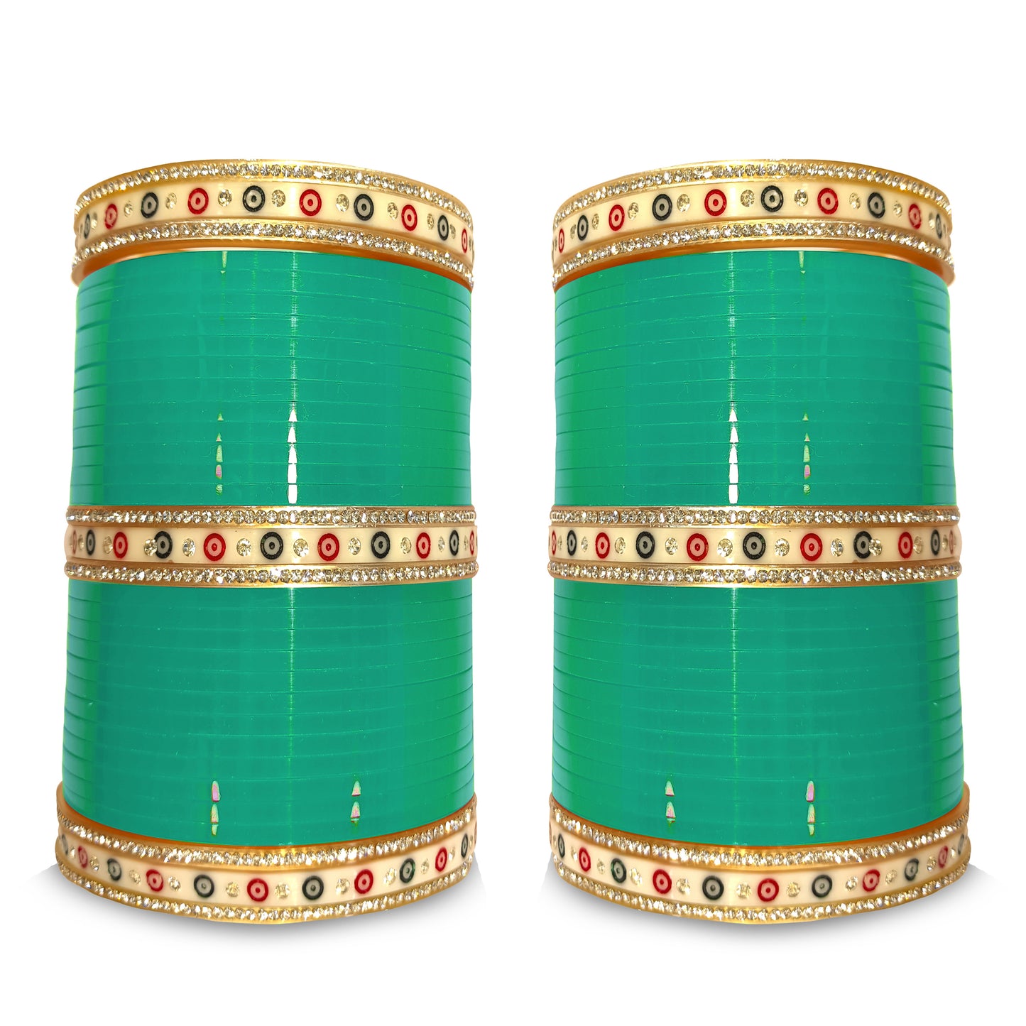 Bridal Wedding Chuda Set for Women's (1 Pair)