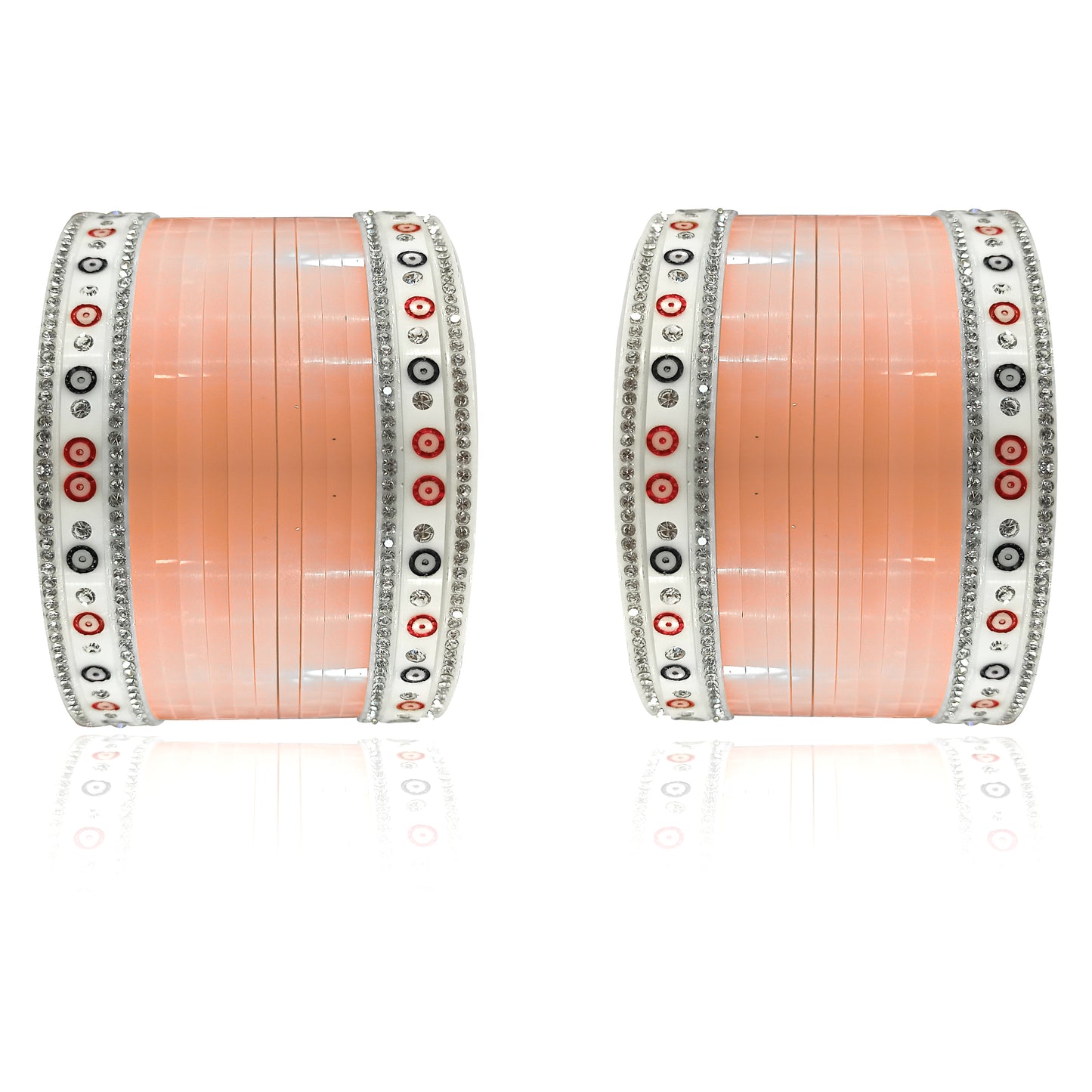 Bridal Punjabi Mini Chuda Bangle Set for Women's and Girls (1 Pair)
