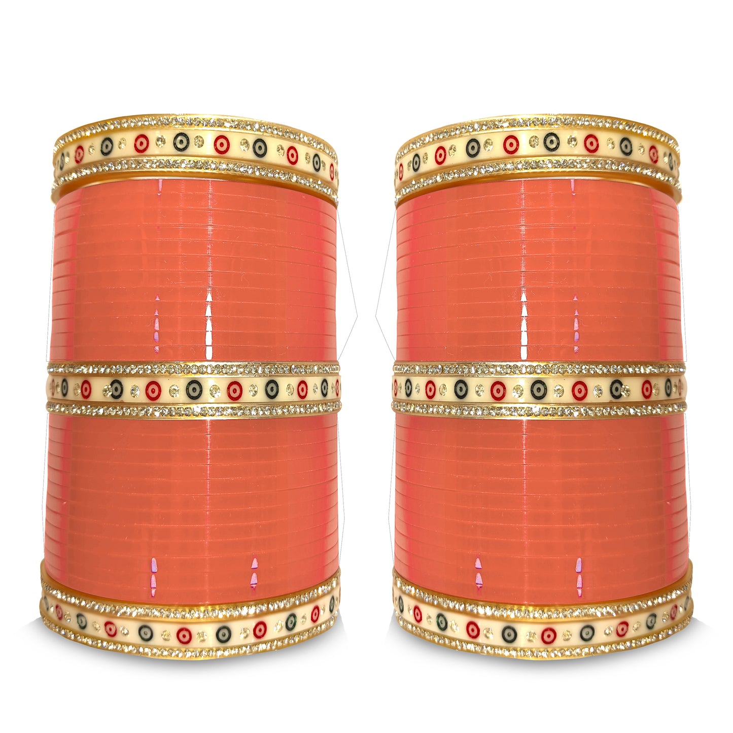 Bridal Wedding Chuda Set for Women's (1 Pair)