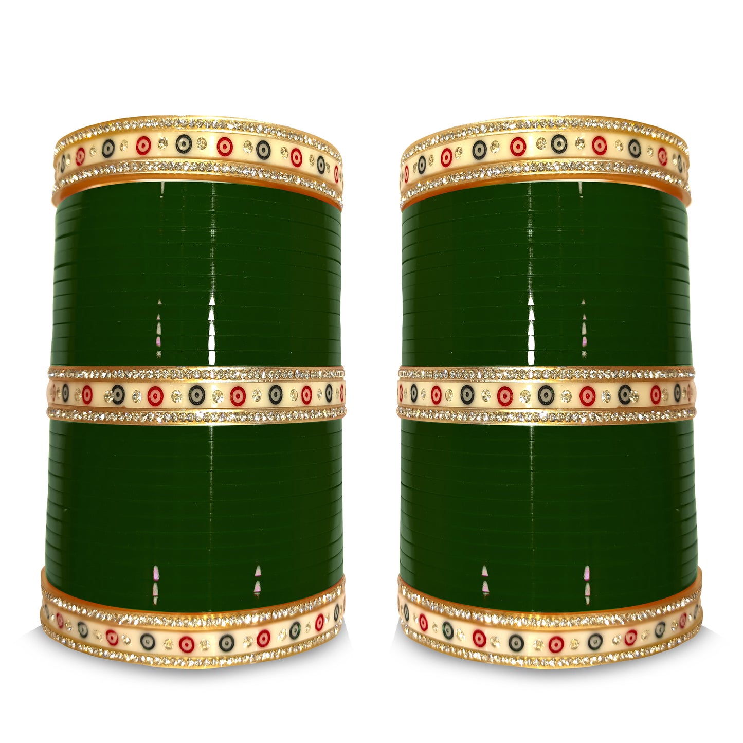 Bridal Wedding Chuda Set for Women's (1 Pair)