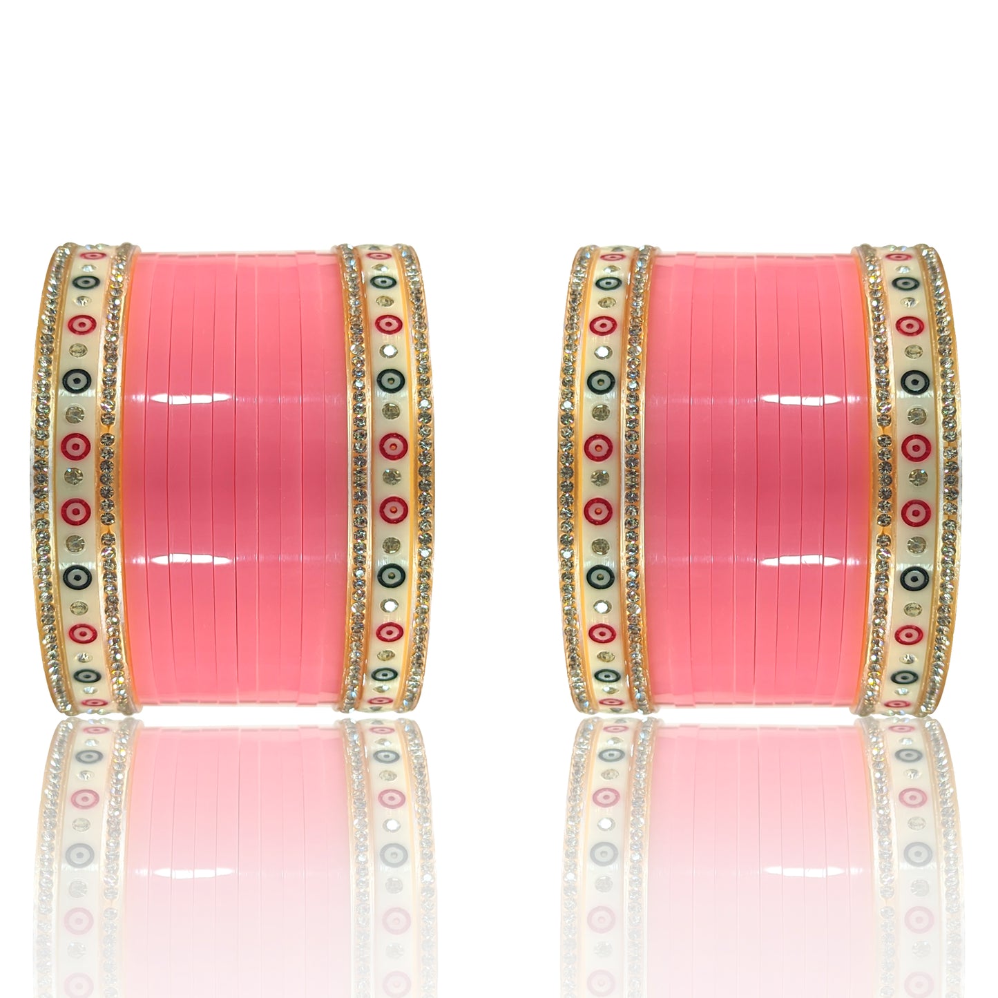 Bridal Punjabi Mini Chuda Bangle Set for Women's and Girls (1 Pair)