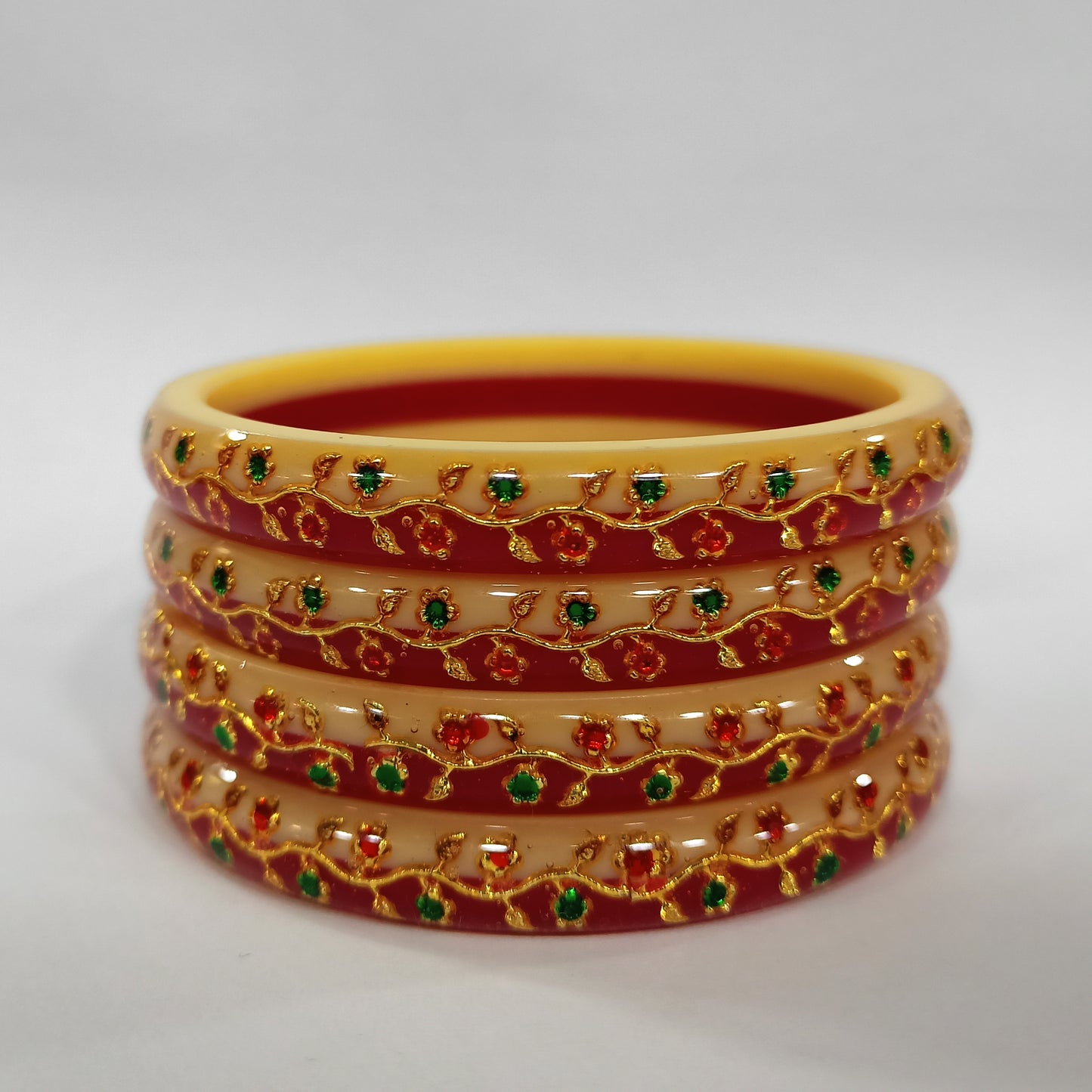 Bengali Style Seep Bangle for Girl's/Women's (4Pc)