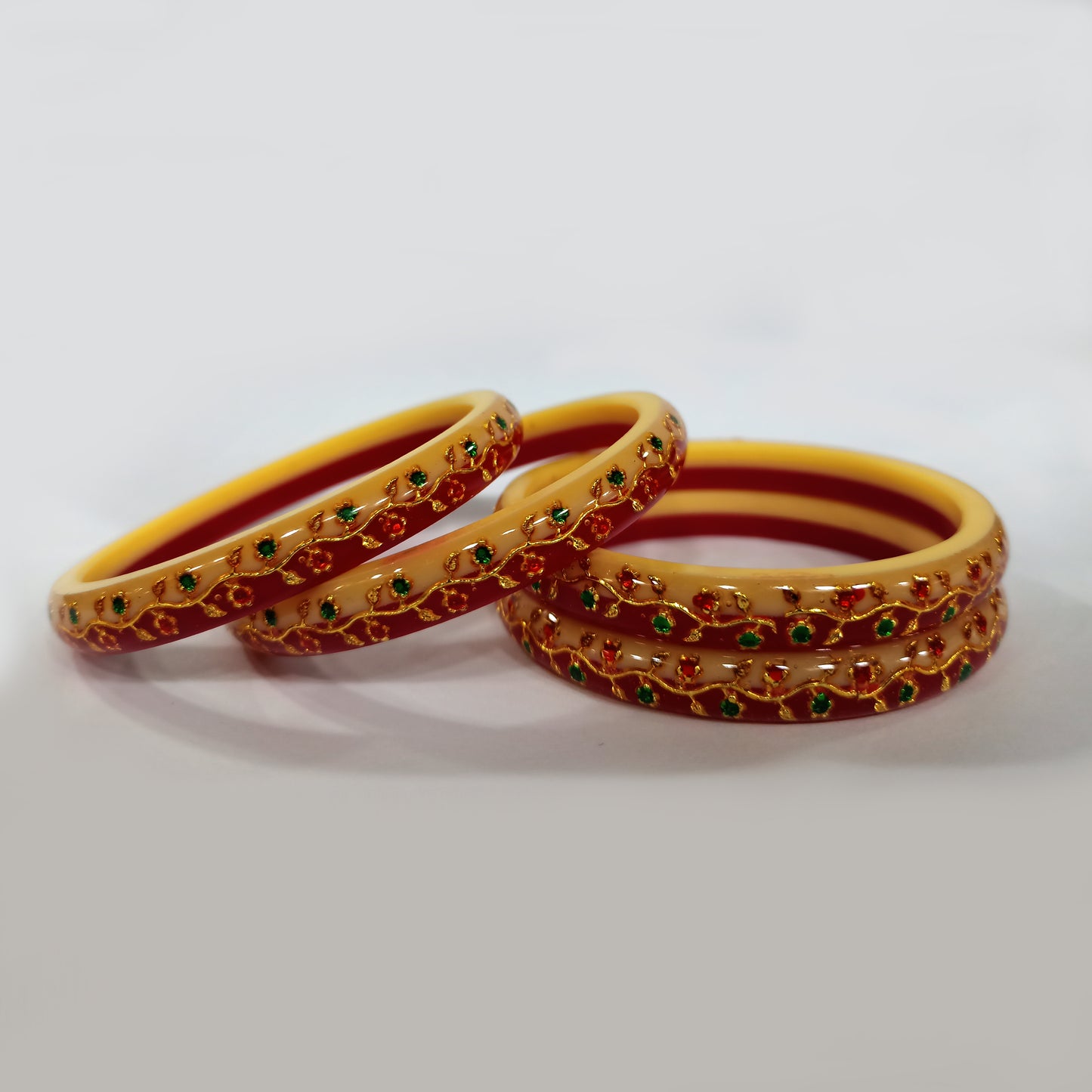 Bengali Style Seep Bangle for Girl's/Women's (4Pc)
