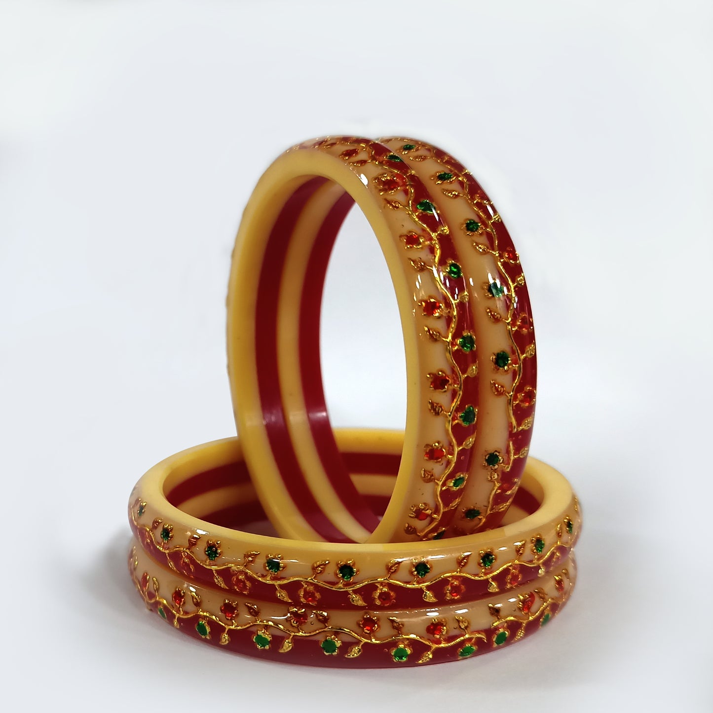 Bengali Style Seep Bangle for Girl's/Women's (4Pc)