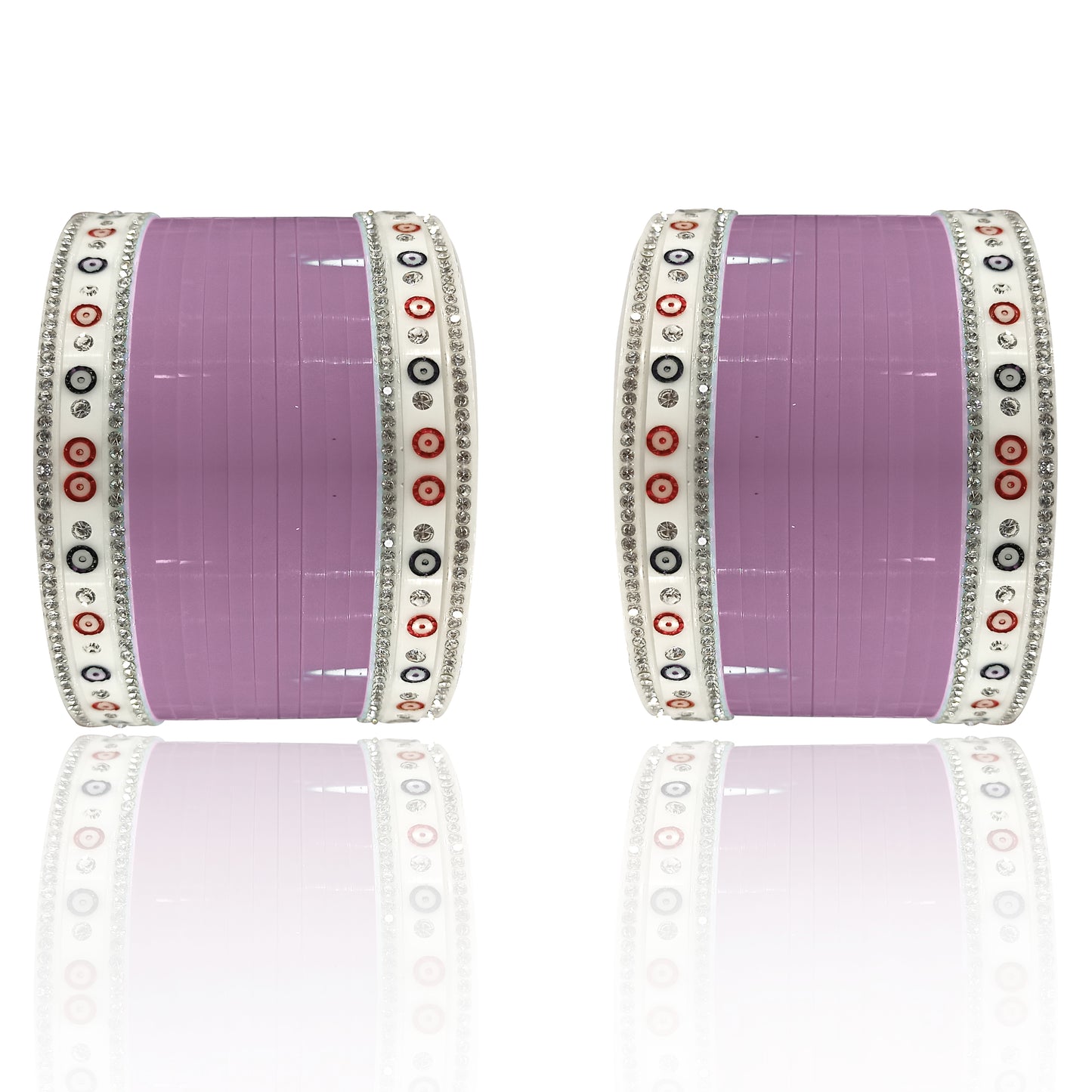 Bridal Punjabi Mini Chuda Bangle Set for Women's and Girls (1 Pair)
