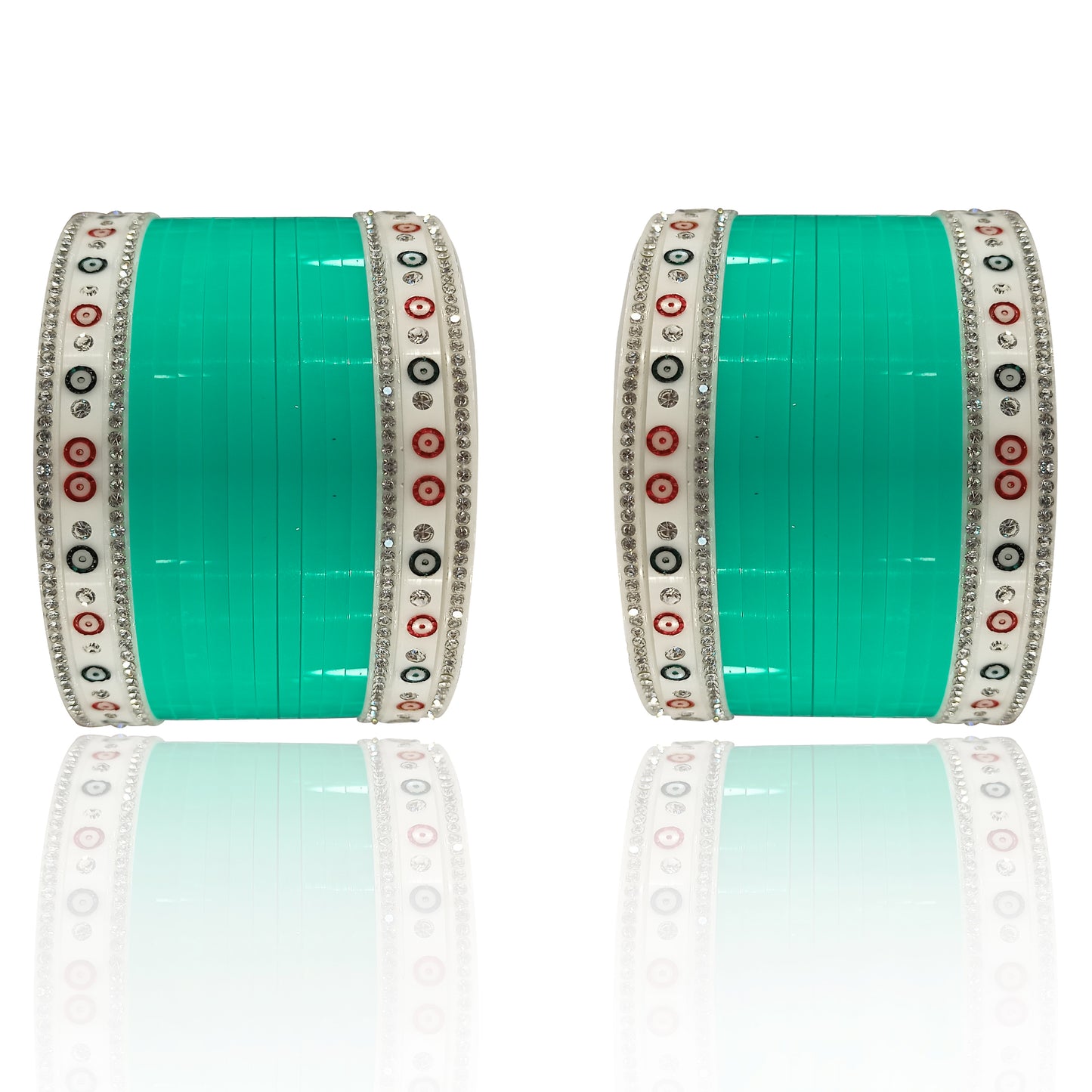Bridal Punjabi Mini Chuda Bangle Set for Women's and Girls (1 Pair)