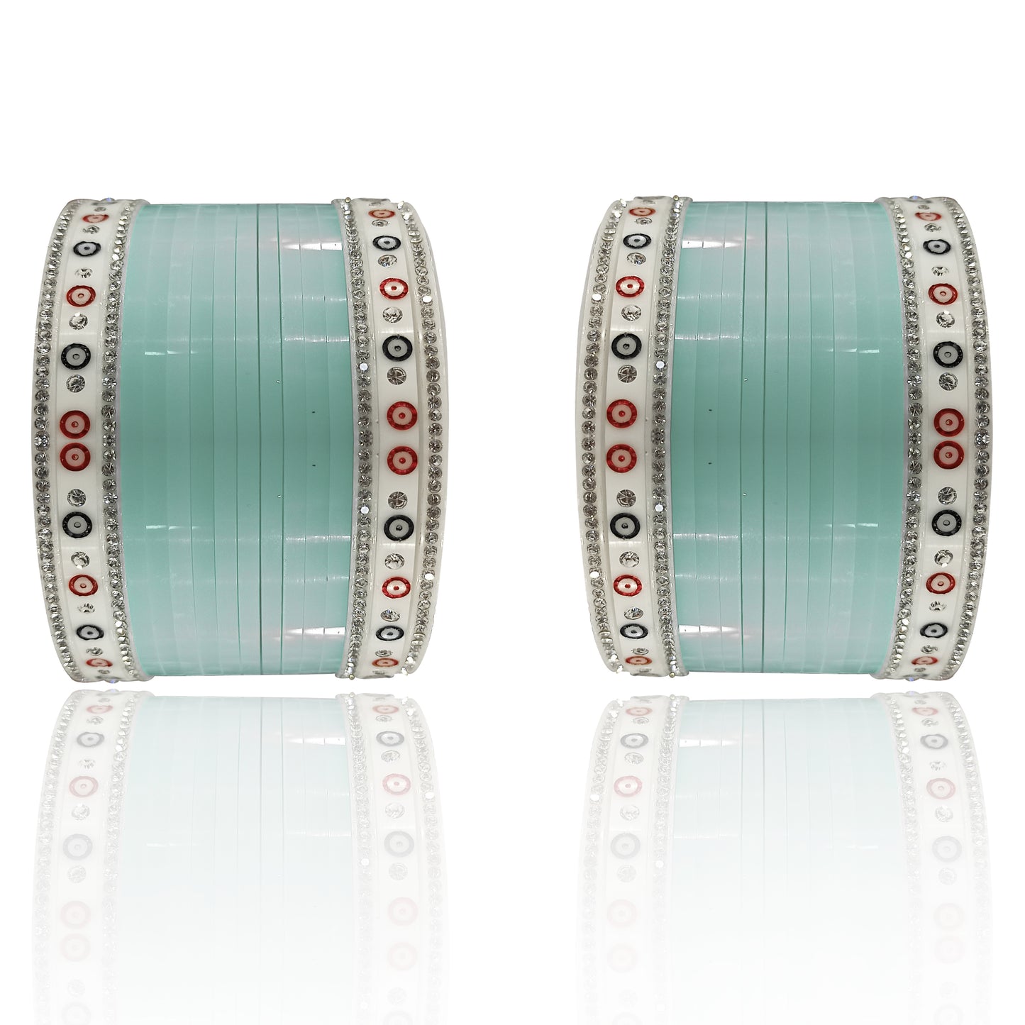 Bridal Punjabi Mini Chuda Bangle Set for Women's and Girls (1 Pair)