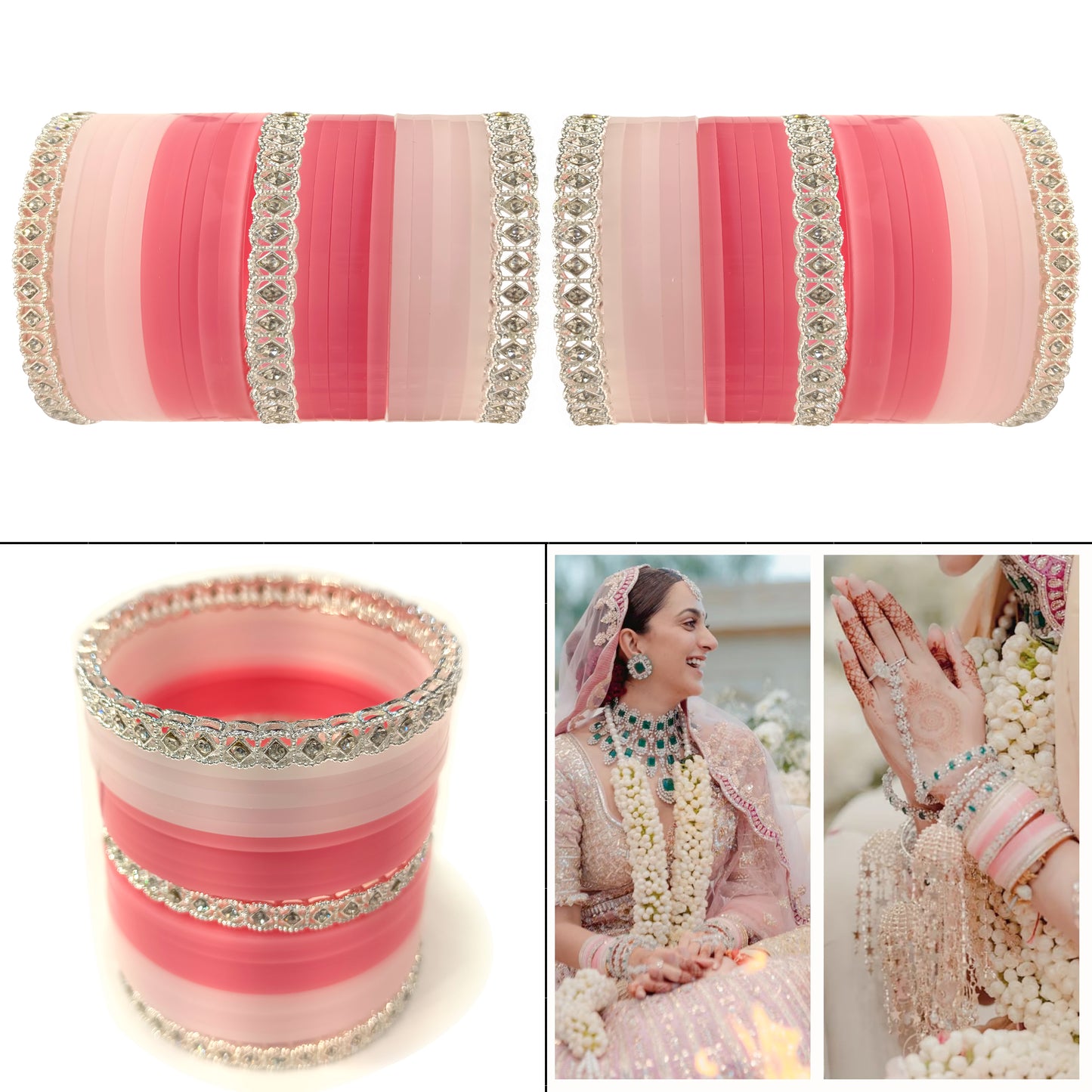 Kiara Advani Wedding Chuda Set for Women's (1 Pair)